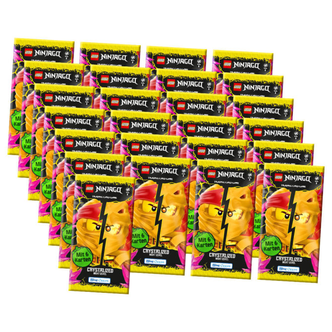 Lego Ninjago Karten Trading Cards Serie 8 Next Level - CRYSTALIZED (2023) - 25 Booster Sammelkarten