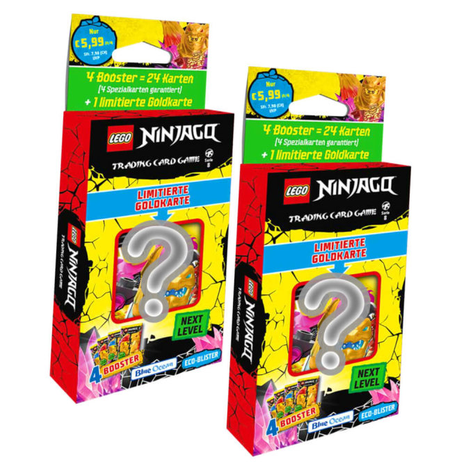 Lego Ninjago Karten Trading Cards Serie 8 Next Level - CRYSTALIZED (2023) - 2 Blister Sammelkarten