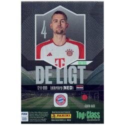 Panini Top Class Karten 2024 - Trading Cards - Holo Giants Karte - De Ligt