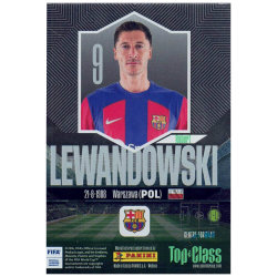 Panini Top Class Karten 2024 - Trading Cards - Holo Giants Karte - Lewandowski