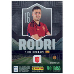 Panini Top Class Karten 2024 - Trading Cards - Holo Giants Karte - Rodri