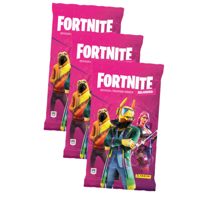 Fortnite Trading Cards Reloaded Serie 2 (2020) Sammelkarten - 3 Booster
