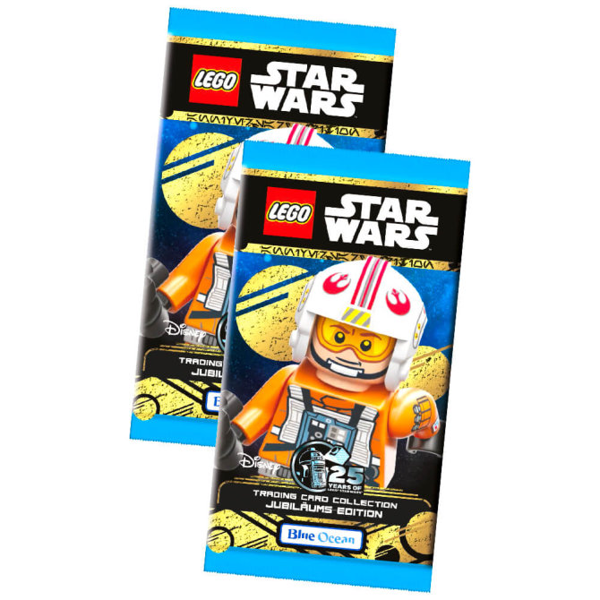 Lego Star Wars Karten Trading Cards Serie 5 - Jubiläum Sammelkarten (2024) - 2 Booster