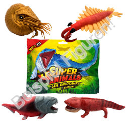 DeAgostini Super Animals - Sea Dinosaurs Edition - Sammelfigur Sea Dino - 4 Tüten