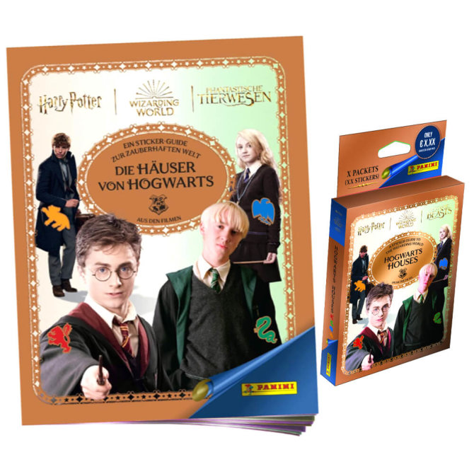 Panini Harry Potter Sticker Guide 2 - Häuser von Hogwarts Sammelsticker (2024) - 1 Album + 1 Blister