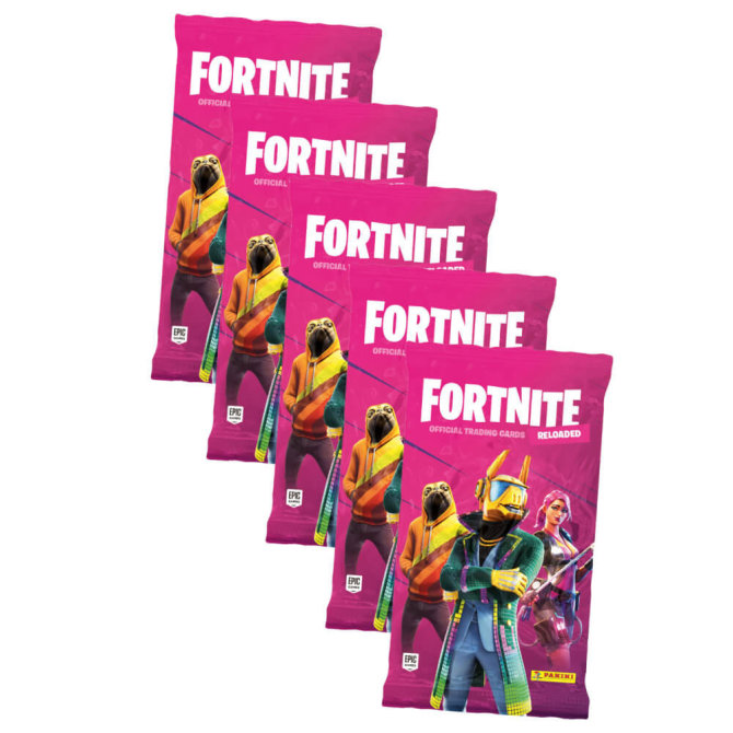 Fortnite Trading Cards Reloaded Serie 2 (2020) Sammelkarten - 5 Booster