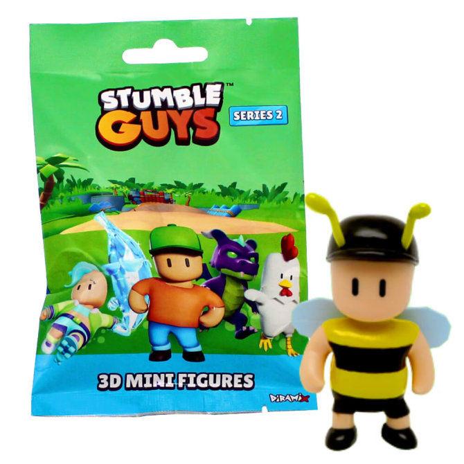 Stumble Guys 3D Sammelfiguren Serie 2 -  Chrome Crystal - Figur 6. Stumblebee