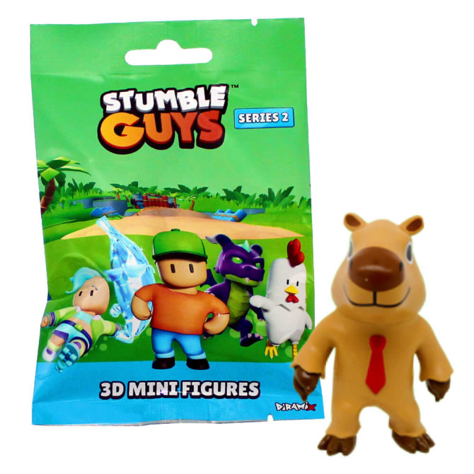 Stumble Guys 3D Sammelfiguren Serie 2 -  Chrome Crystal - Figur 7. Capybara