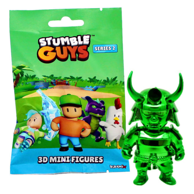 Stumble Guys 3D Sammelfiguren Serie 2 - Figur 25. Sei Taishogun (Chrome)