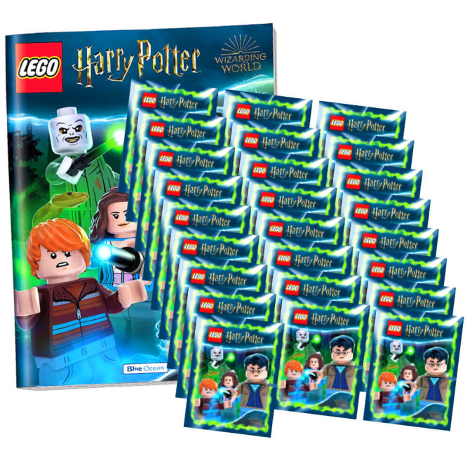 Blue Ocean LEGO Harry Potter Sticker Serie 2 - Sammelsticker (2024) - 1 Album + 25 Tüten