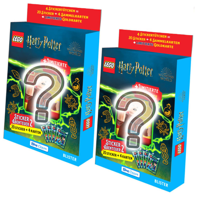 Blue Ocean LEGO Harry Potter Sticker Serie 2 - Sammelsticker (2024) - 2 Blister