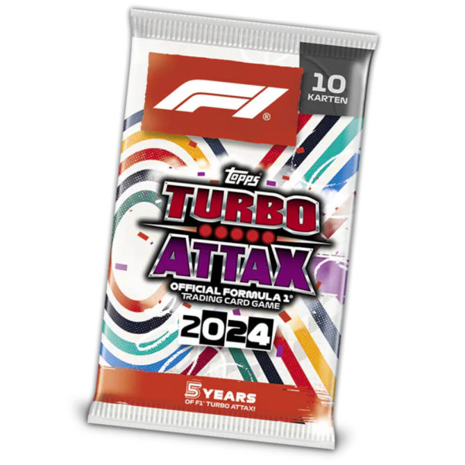 Topps Turbo Attax Karten Formula 1 - 2024 - 1 Booster Sammelkarten