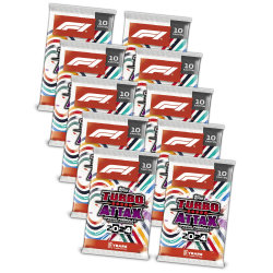 Topps Turbo Attax Karten Formula 1 - 2024 - 10 Booster...