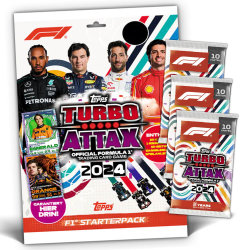 Topps Turbo Attax Karten Formula 1 - 2024 - 1 Starter + 3...