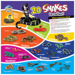 Blue Ocean Snakes Sammelfiguren 2024 - Planet Wow - Figur 1. Östliche Gabunviper