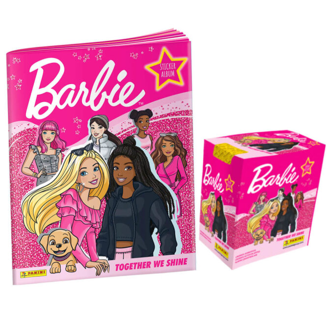 Panini Barbie Sticker - Together we shine (2023) - 1 Album + 1 Display Sammelsticker