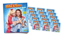 Panini Bibi & Tina Sticker - 1 Album + 15 Tüten...