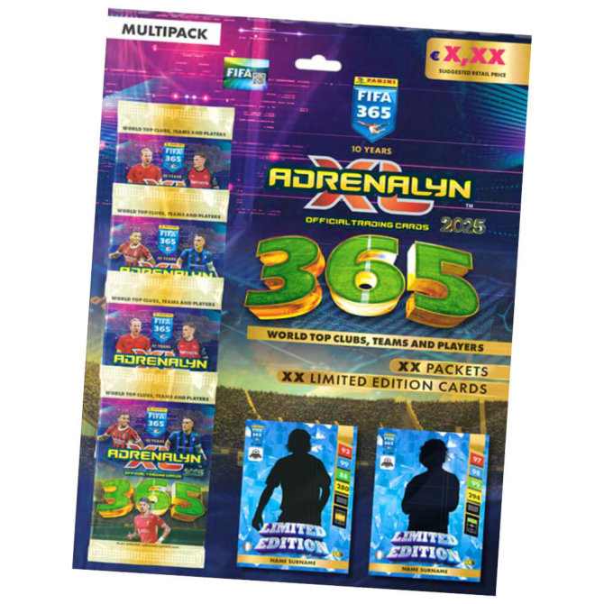 Panini Fifa 365 Karten 2025 - Trading Cards Sammelkarten - 1 Multipack