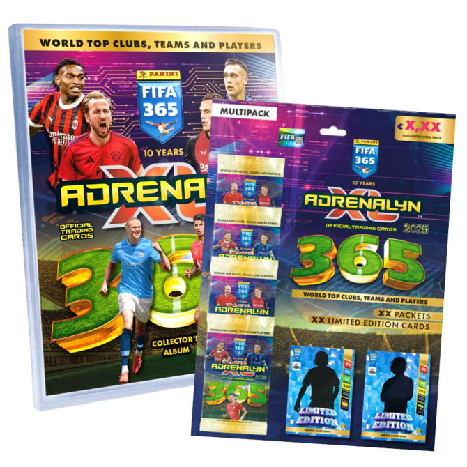 Panini Fifa 365 Karten 2025 - Trading Cards Sammelkarten - 1 Mappe + 1 Multipack