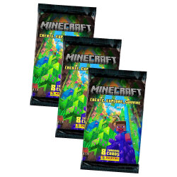 Panini Minecraft 3 Karten - Create Explore Survive...