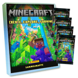 Panini Minecraft 3 Karten - Create Explore Survive...