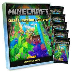 Panini Minecraft 3 Karten - Create Explore Survive...