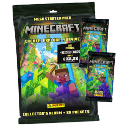 Panini Minecraft 3 Karten - Create Explore Survive...