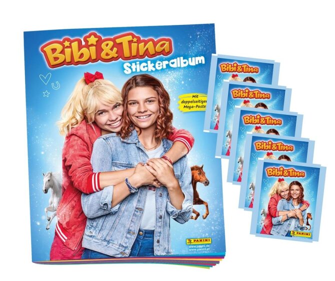 Panini Bibi & Tina Sticker - 1 Album + 5 Tüten - Bibi und Tina Sammelsticker