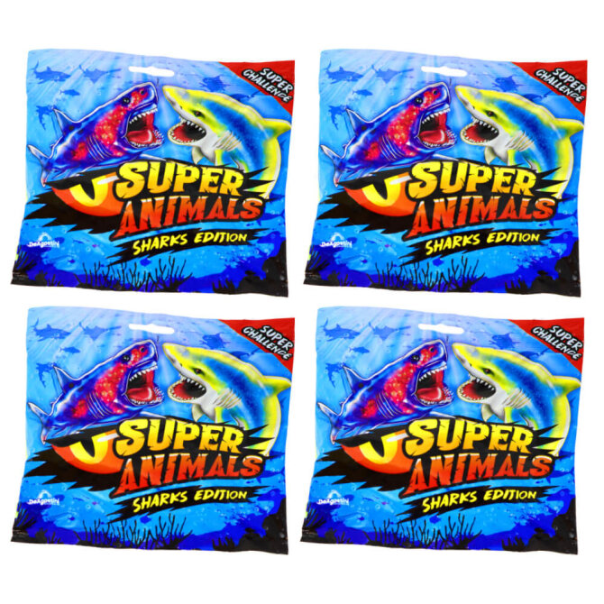 DeAgostini Super Animals Figur - Sharks Edition - Sammelfigur Hai - 4 Tüten