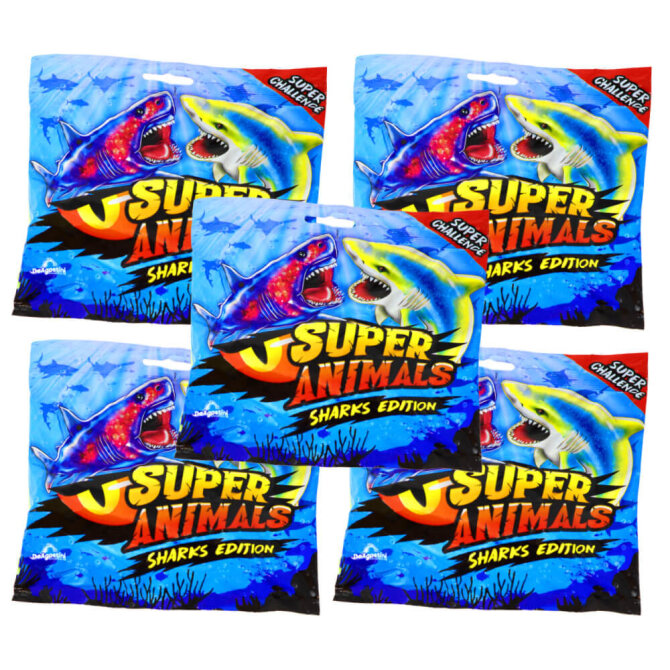 DeAgostini Super Animals Figur - Sharks Edition - Sammelfigur Hai - 5 Tüten
