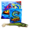 DeAgostini Super Animals - Sharks Edition - Sammelfigur Hai - Figur 1. Kragenhai (Crunchy)