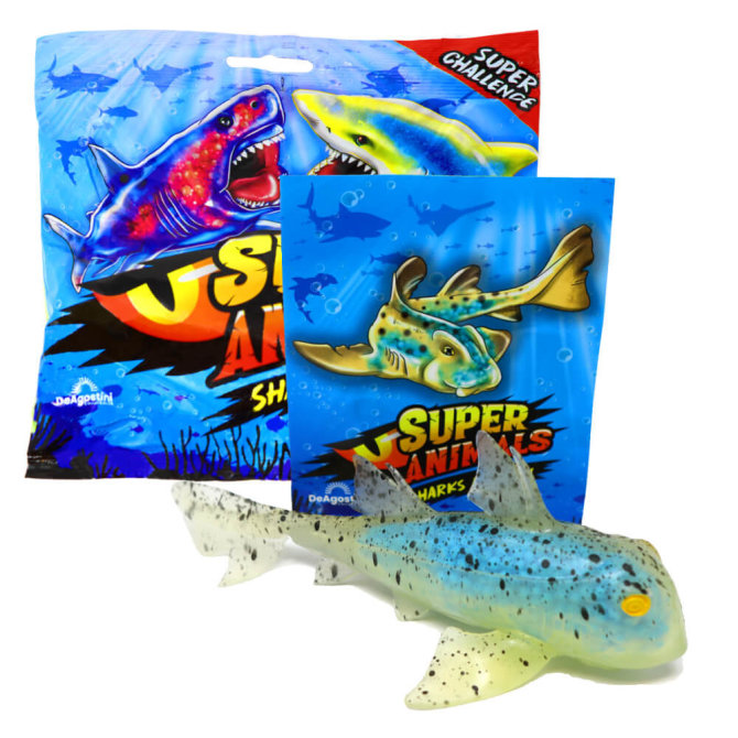 DeAgostini Super Animals - Sharks Edition - Sammelfigur Hai - Figur 2. Hornhai (Crunchy)