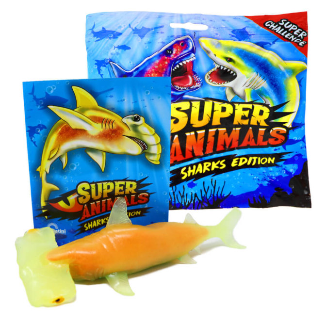 DeAgostini Super Animals - Sharks Edition - Sammelfigur Hai - Figur 12. Weißflossen-Hammerhai (Selten Leuchtet+Farbwechsel)
