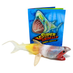 DeAgostini Super Animals - Sharks Edition - Sammelfigur Hai - Figur 14. Riesenhai (Stretchy)