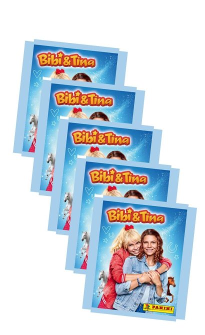 Panini Bibi & Tina Sticker - 5 Tüten - Bibi und Tina Sammelsticker