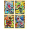 Lego Jurassic World 3 Karten - Sammelkarten Trading Cards (2023) - LE9 + LE10 + LE11 + LE12 Gold Sammelkarten