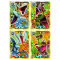 Lego Jurassic World 2 Karten - Sammelkarten Trading Cards (2022) - LE14 + LE15 + LE16 + LE17 Gold Karten