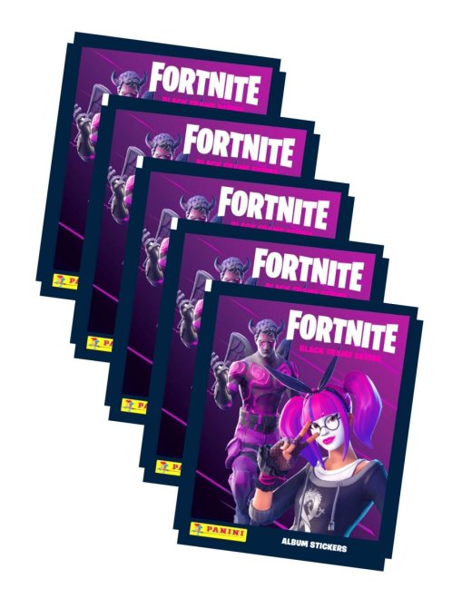 Panini Fortnite 2 Black Frame Sticker (2020) - Fortnite Sammelsticker - 5 Tüten