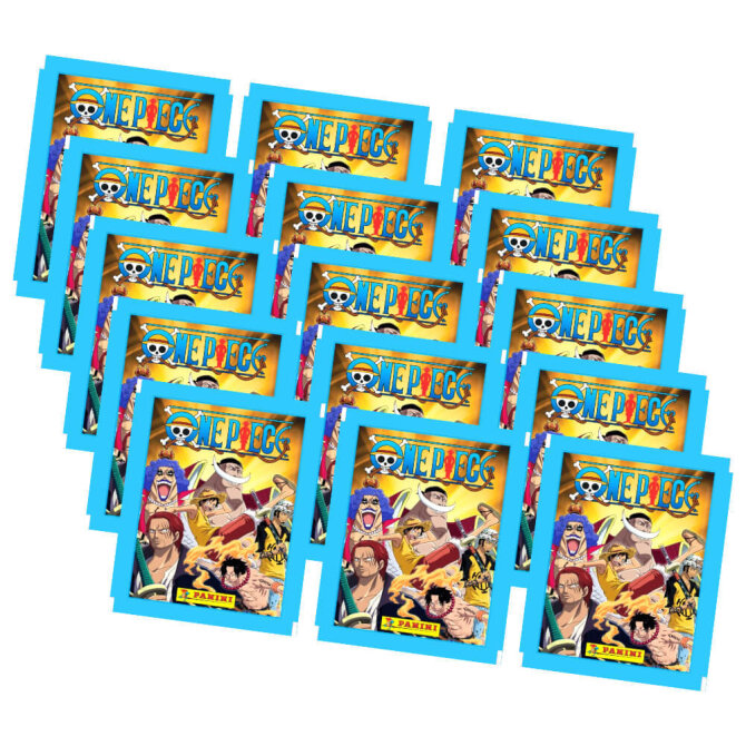 Panini One Piece Sticker - Summit War - Entscheidungsschlacht (2023) - 15 Tüten Sammelsticker