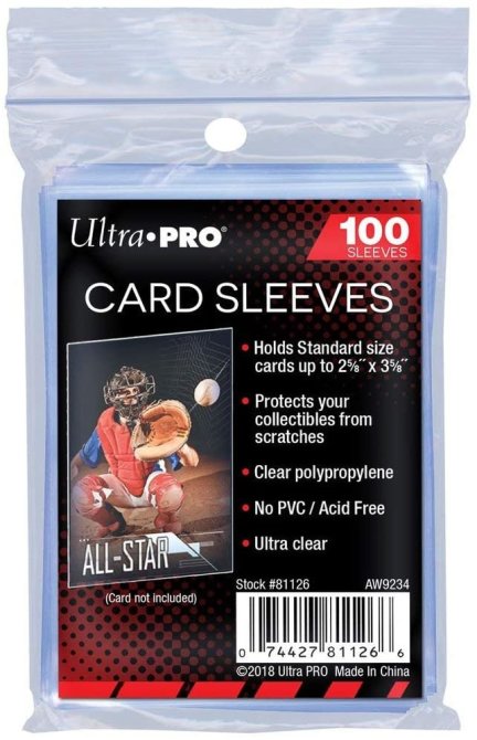 Ultra Pro Sleeves 100er Klar - 1 Packung