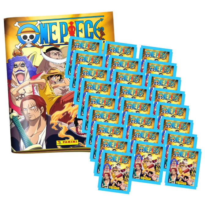 Panini One Piece Sticker - Summit War - Entscheidungsschlacht (2023) - 1 Album + 25 Tüten Sammelsticker