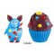 Blue Ocean Moffinis Sammelfigur - Moffini Muffin Monster - Figur Schoko