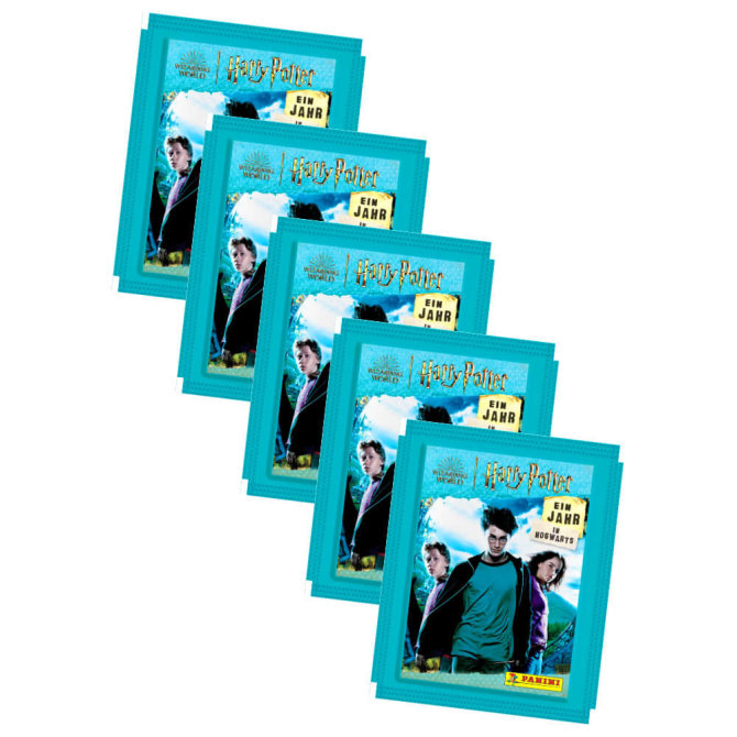 Panini Harry Potter Sticker - Ein Jahr in Hogwarts (2023) - 5 Tüten Sammelsticker