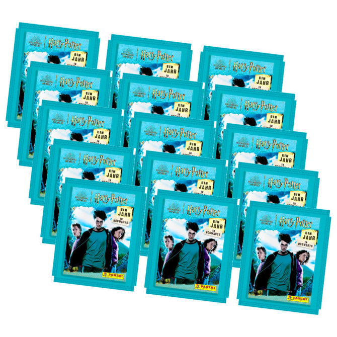 Panini Harry Potter Sticker - Ein Jahr in Hogwarts (2023) - 15 Tüten Sammelsticker