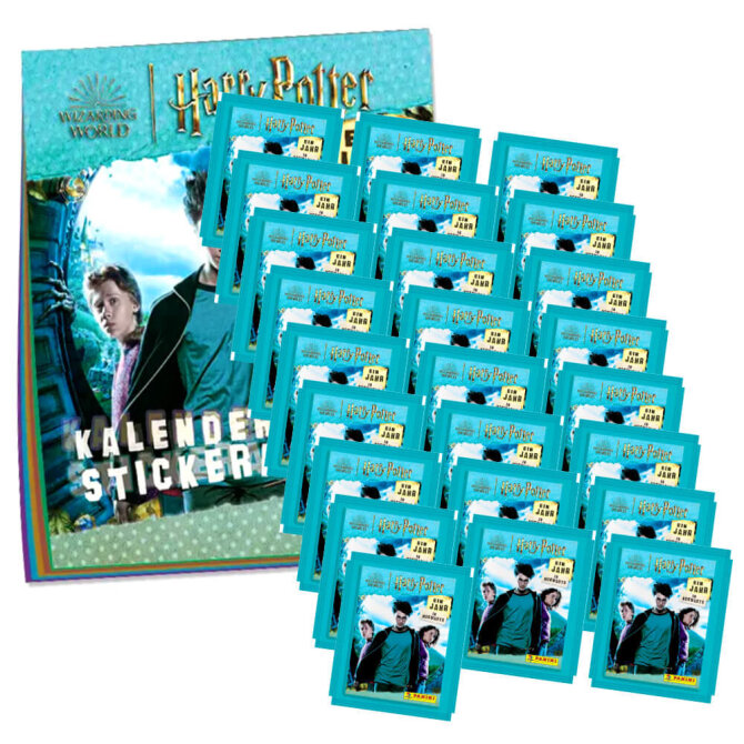 Panini Harry Potter Sticker - Ein Jahr in Hogwarts (2023) - 1 Album + 25 Tüten Sammelsticker