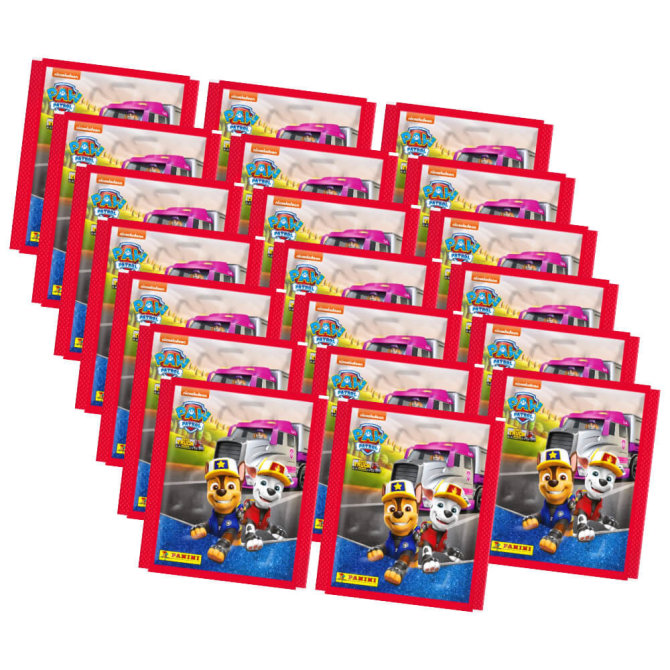 Panini Paw Patrol Sticker Serie 9 - Big Truck (2023) - 20 Tüten Sammelsticker