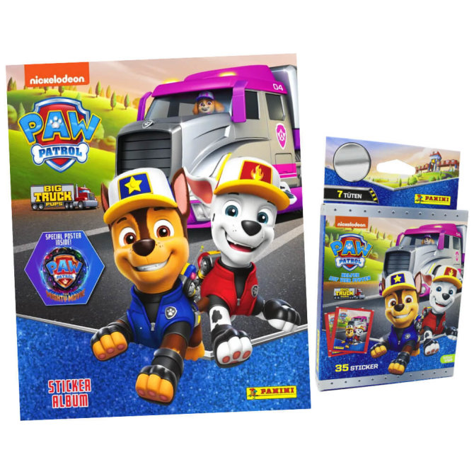 Panini Paw Patrol Sticker Serie 9 - Big Truck (2023) - 1 Album + 1 Blister Sammelsticker