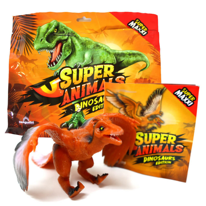 DeAgostini Super Animals - Dinosaurs Edition - Sammelfigur Dino - Figur 2. Archaeopteryx Lithographica