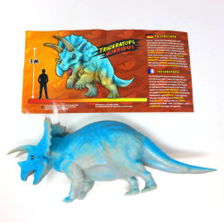 DeAgostini Super Animals - Dinosaurs Edition - Sammelfigur Dino - Figur 3. Triceratops Horridus