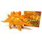 DeAgostini Super Animals - Dinosaurs Edition - Sammelfigur Dino - Figur 7. Stegosaurus Stenops (Goldfarbig)